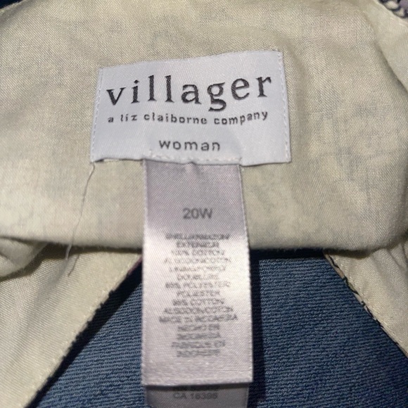 Ladies Villager by Luz Claiborne floral plus size skirt size 20W - Picture 2 of 2